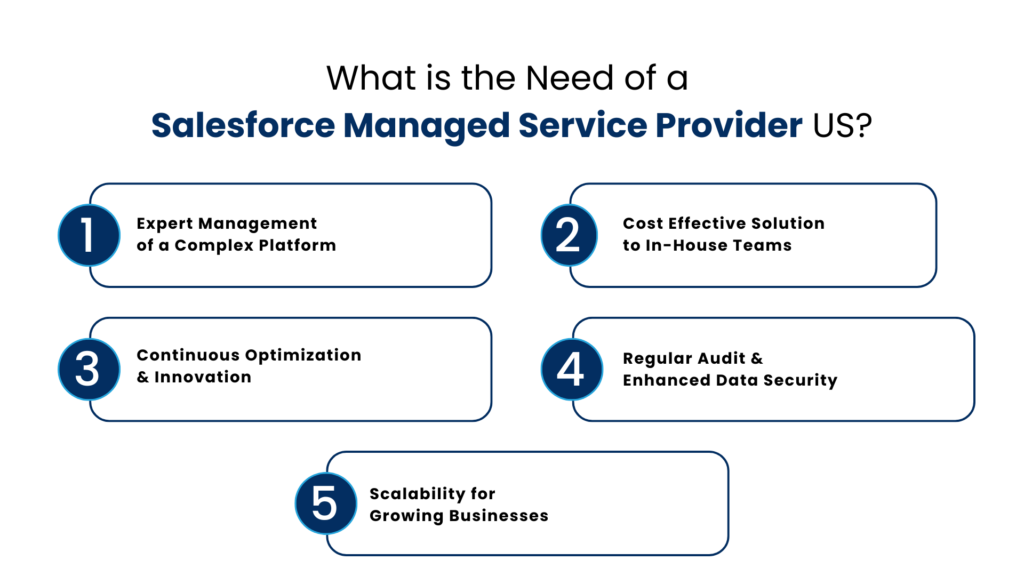 What is the Need of a Salesforce Managed Service Provider US - Manras Technologies