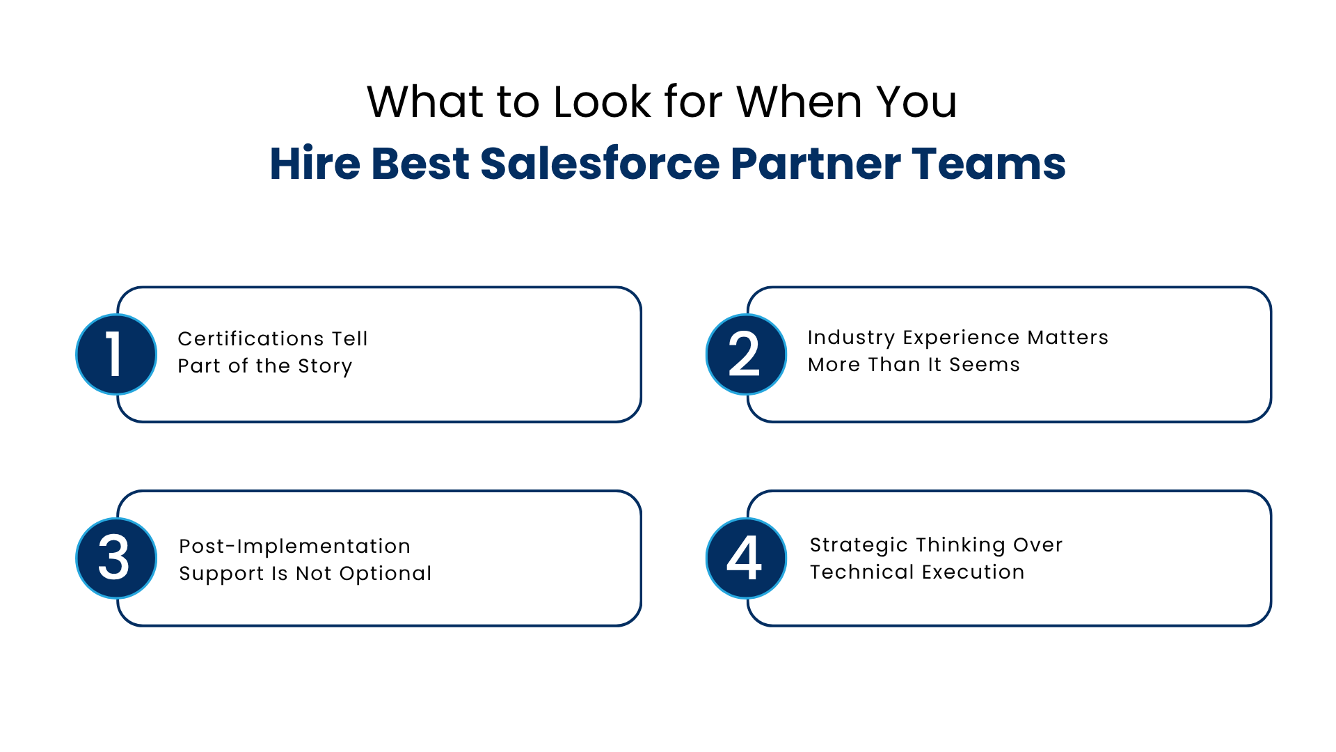 What to Look for When You Hire Best Salesforce Partner Teams - Manras Technologies